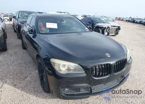 2012 BMW 750 Li из США, поврежденный, VIN WBAKB8C55CC963940